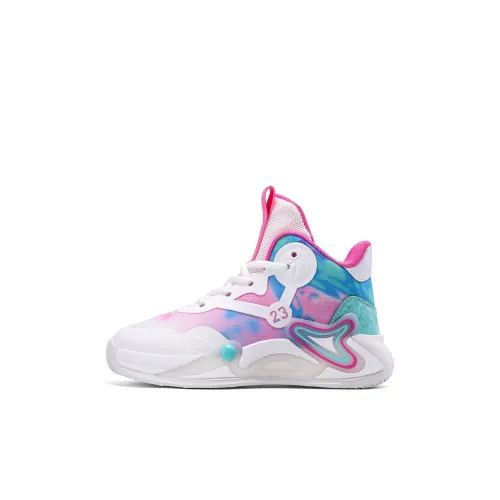 MUSHILANDI Амортизация устойчивость к истиранию дышащий противоскользящий высокий топ детские баскетбольные кроссовки для малышей