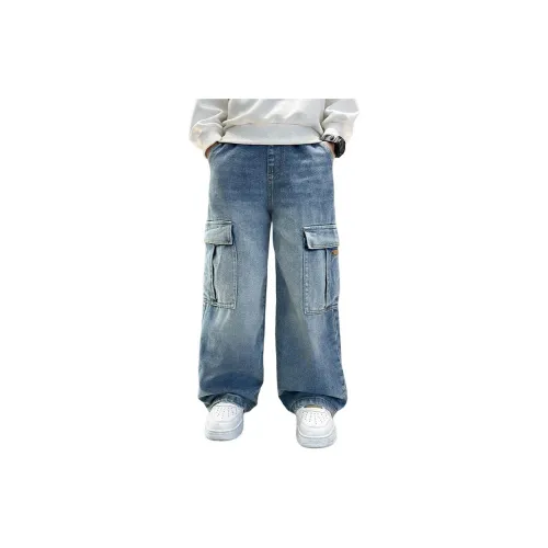 MUMUWU HOUSE Синие школьные джинсы