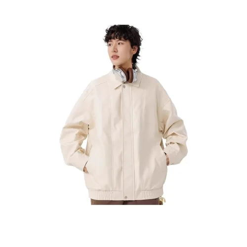 TUOFEI Абрикос Унисекс Кожаные куртки