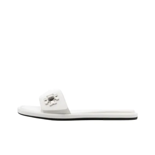 TORY BURCH Шлепанцы Женские Белые