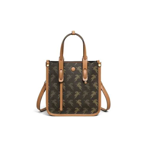 PESASRIE Синтетическая кожа Одно плечо Сумка Женская Какао-кофейный