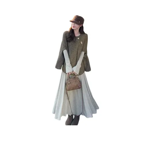 TENNE GIRL Длинное платье с длинными рукавами женское