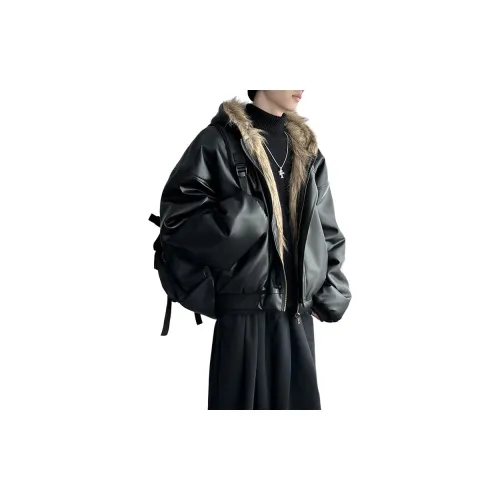 UZXJ Черный С подарками Бренд Поздравительная открытка Унисекс Пуховики