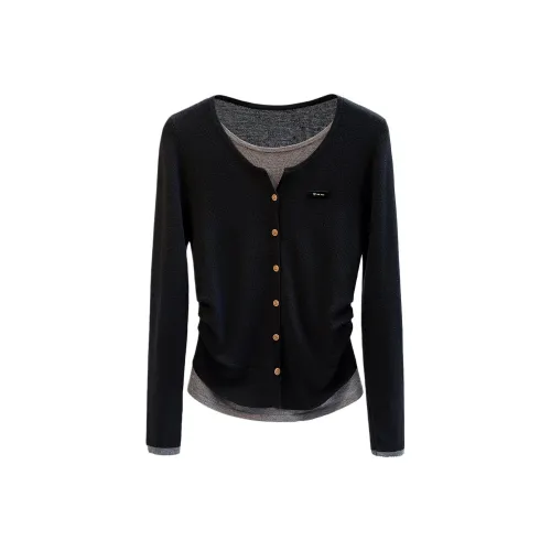 SIBAISHE Черный Женский Трикотаж