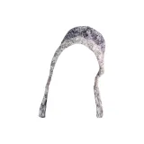 Новый винтаж, разноцветные точки, медуза, шапка-бини, серый