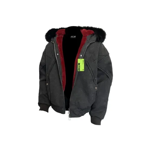 W7H1 Черный Унисекс Пуховики