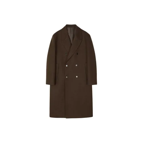 BISHE Светлый Кофейный Мужское Пальто