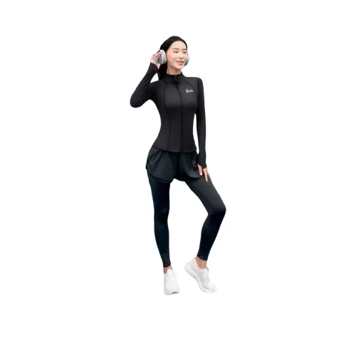 Барби Черный Женские Фитнес-комплекты