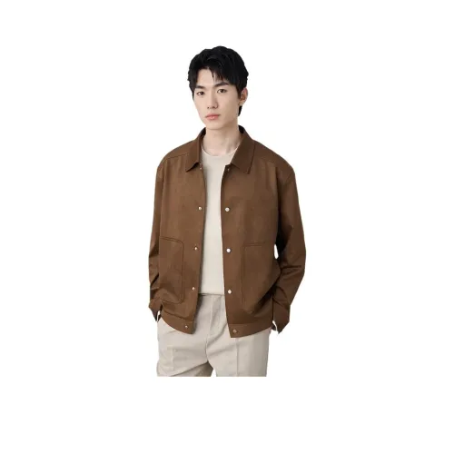 A.B.X Коричневый CAMEL Мужские Куртки