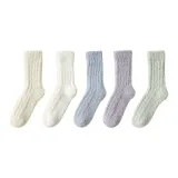 Бежевый, Желтый/Белый/Синий/Фиолетовый/Аква Зеленый [5 упаковок]