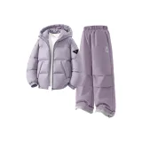 [Утолщенный Термический] H Треугольник Крючок и петля Babu K Zhuo Бежево-фиолетовый + H Квадрат Крючок и петля Babu K Туманно-фиолетовый