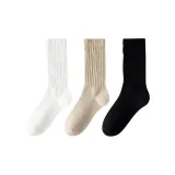 [3 упаковки] Белый 1 + Хаки 1 + Черный 1