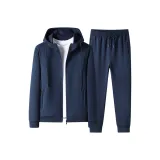 Темно-синий эластичный манжет