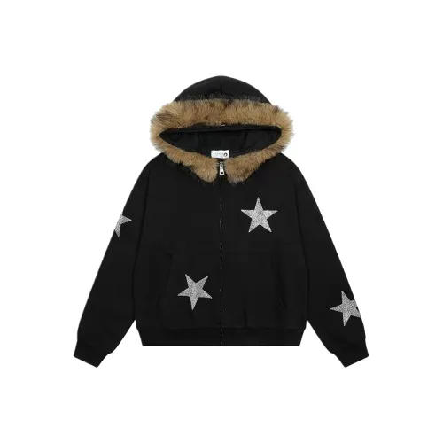 Wang Leshi Черный Женский Свитшот