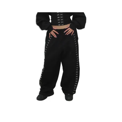 NAMED COLLECTIVE FALLEN Крючок и Eye OVERSIZED Тренировочные брюки Вязаные Тренировочные брюки Женские