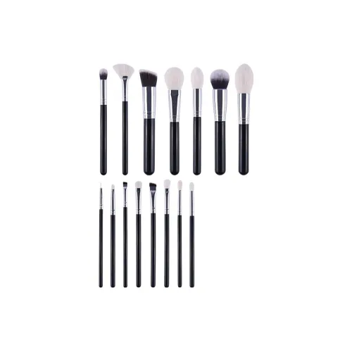 OEING 15 шт Натуральный мех Набор кистей для макияжа Одежда Тени для век Щетка Основа Мягкая кожа Дружелюбный Утонченный