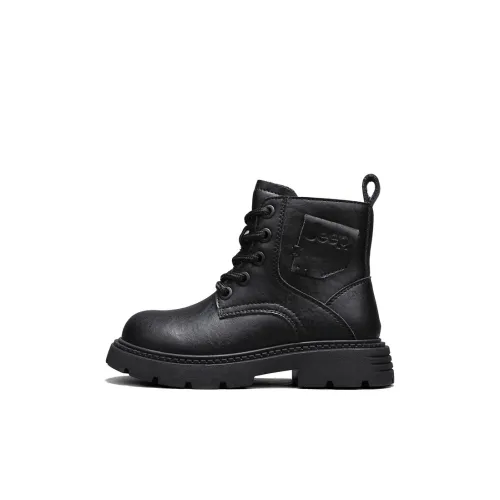 Jeep Противоскользящие Устойчивые к истиранию MID Топ Кожаные ботинки для детей