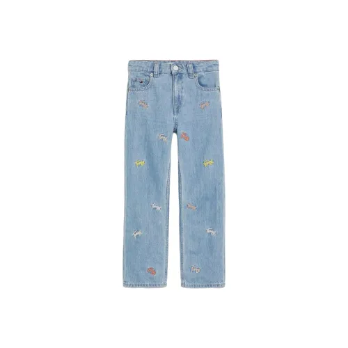 Tommy Hilfiger Детская одежда Фирменный Girlfriend Джинсы Critter Джинсы Детский Синий