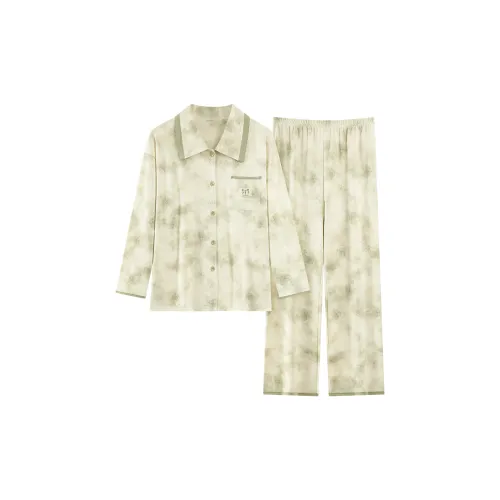 FENTENGCARE Абрикос Женские Пижамные Комплекты