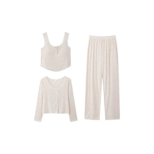 Kerener Pajama Комплект Женский Абрикос