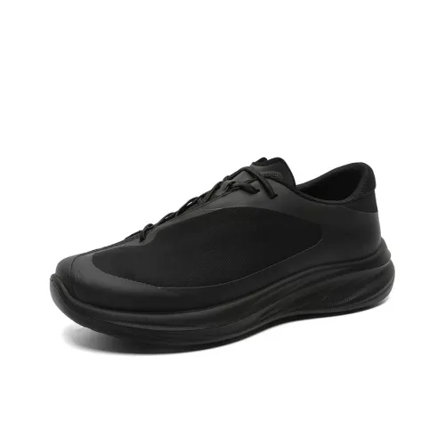 LAHOO Амортизаторы Shock Slip-resistant Abrasion-resistant Дышащий Низкий Топ Повседневная обувь Унисекс Черный