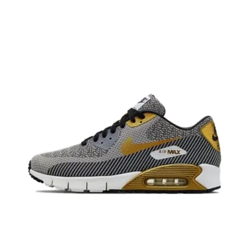Nike Air Max 90 Износостойкий и Легкий Низкий Топ Повседневная Обувь Унисекс Серый Коричневый