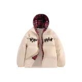 Шляпа экрю, красный, серый, в клетку