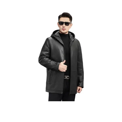 KAISER Натуральная кожа куртка унисекс