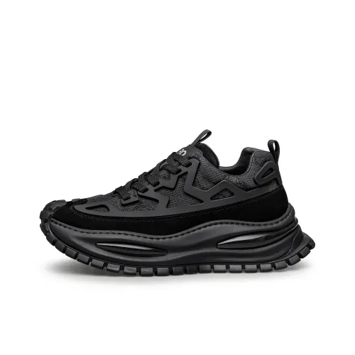 ZRO Износостойкий и Легкий Низкий Топ Кроссовки с Толстой Подошвой Мужские