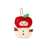 Apple Snowman Charm