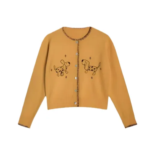 ZEKIKO STUDIO Женский Трикотаж Желтый