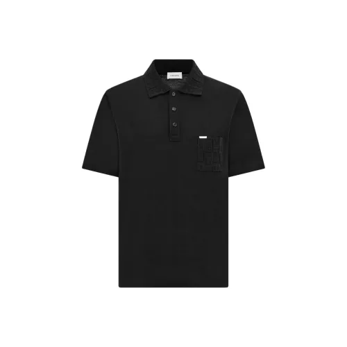 Ferragamo Мужская черная поло