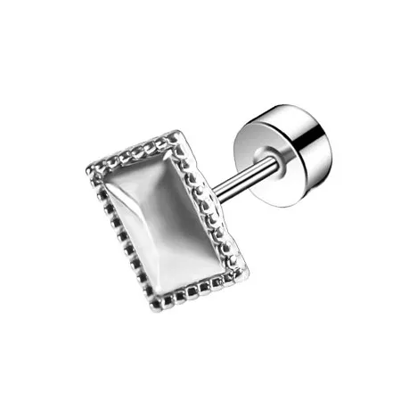 WuliHead Серебро S925 Серьги-гвоздики Унисекс