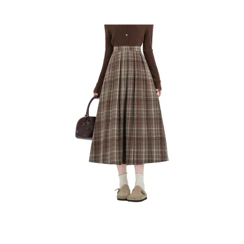Garbege Женские Повседневные Длинные Юбки