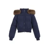 Темно-синий пуховый пиджак (ограниченная серия)