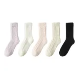 Розовый, фиолетовый/белый/розовый/бежевый, желтый/черный [5 упаковок]