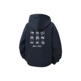 Темно-синий с флисовой подкладкой, утолщенный