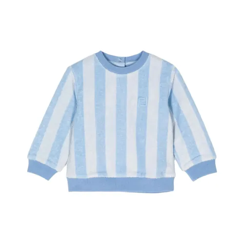 FENDI Светло-синий и Айвори Kids Свитшоты