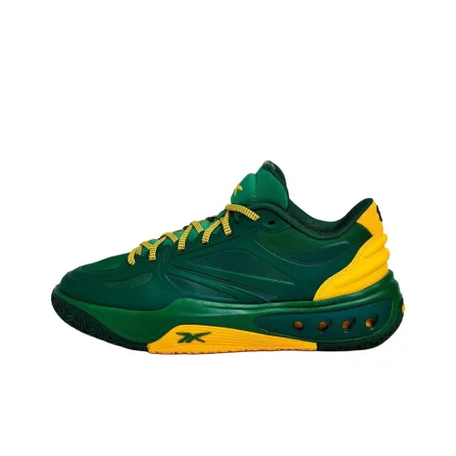 REEBOK Engine A Баскетбольные кроссовки Унисекс Зеленый