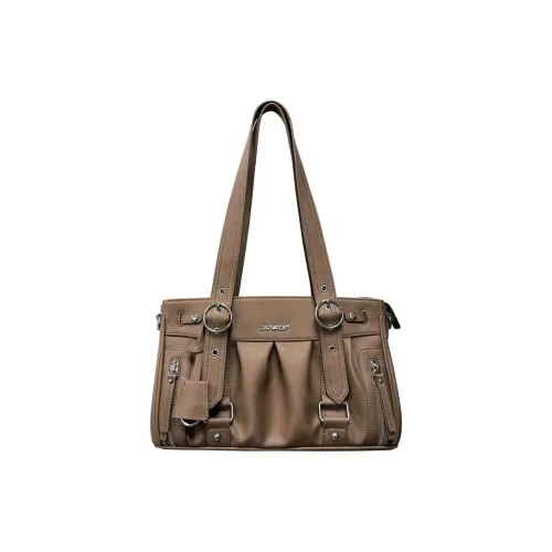 CULTIVATOR ПУ (полиуретан) Сумка через плечо Женская Коричневая