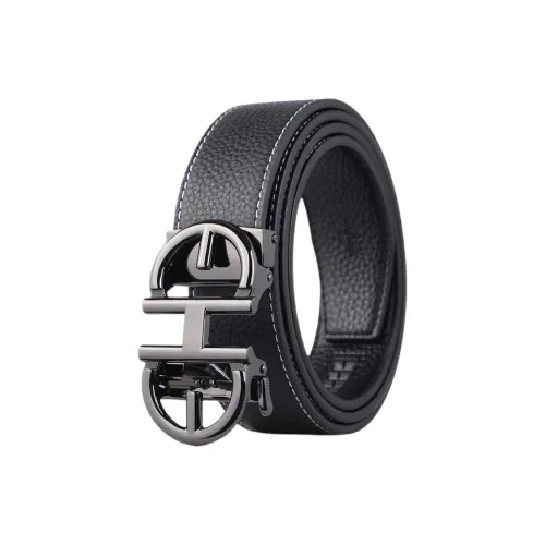 Devanro Ремни из натуральной коровьей кожи мужские 3,5 см