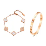 Счастливый Клевер Четырехлистный Коллекция (Белый)