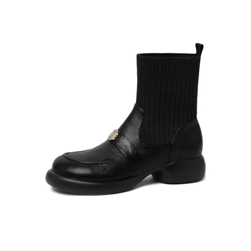 CAMEIDO Эластичные ботинки 4CM женские