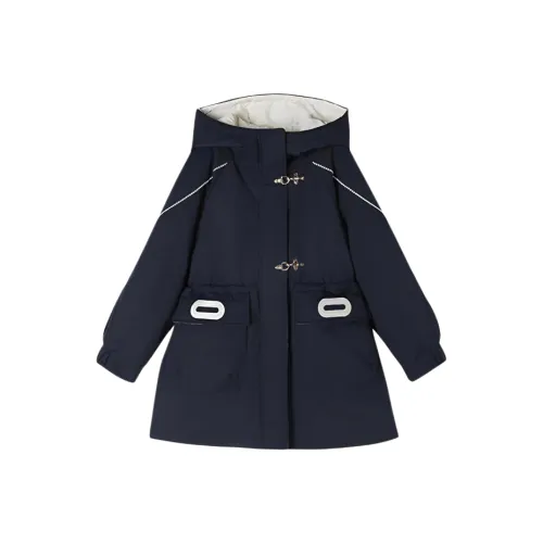 YUANYUAN GIRL Темно-синий Kids Пуховики