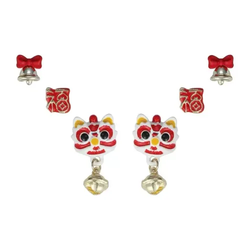 ZWU Сплав Капля Глазурь Серьги-гвоздики Женские