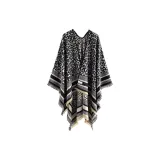 Леопард с принтом — черный