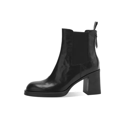 Rosa Bianca Цилиндр Ботинки 12 см Челси 7,5 см Женские