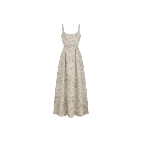 DIOR Бежевый Женские Слип-платья