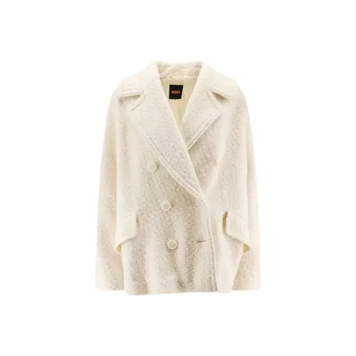 Hugo Boss Белое Женское Пальто