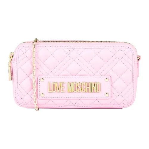 LOVE MOSCHINO Полиуретан Сумка через плечо Женская Розовая